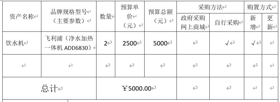 信息学院设备采购申请公示