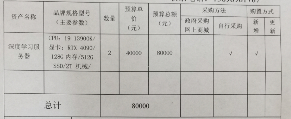 信息学院设备采购申请公示